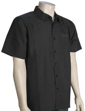 Quiksilver Waterman Centinela Button Down Shirt - Black - New
