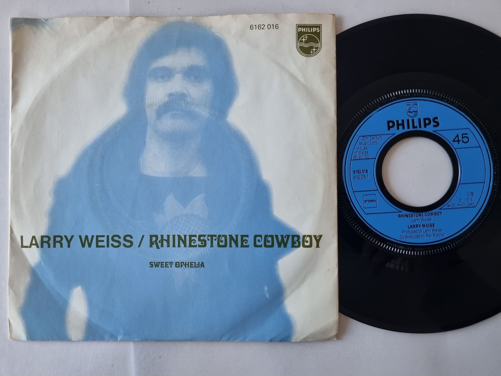 Larry Weiss - Rhinestone Cowboy 7'' Vinyl Holland