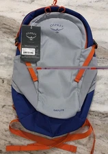 NWT Osprey Daylite Silver Lining Blueberry 13L Backpack Hiking Commuter