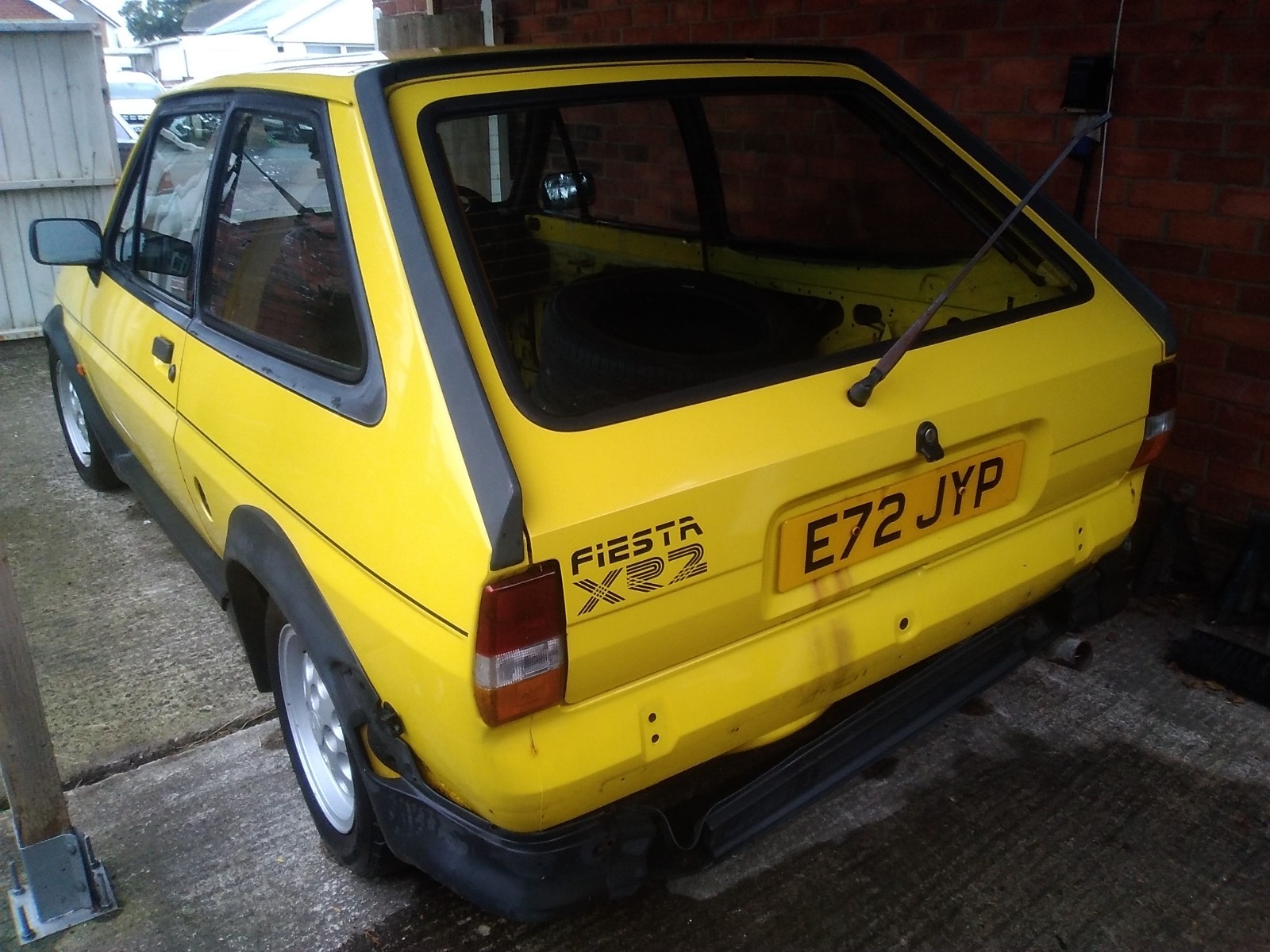 1987 Yellow Mk2 Ford Fiesta XR2
