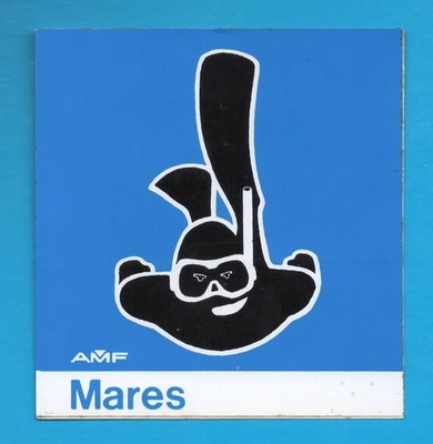 Sticker vintage sticker sticker sticker MARES AMF diving MA3912