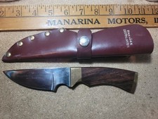 Vintage Precise Deerslayer Knife PAT P.  Japan Excellent Retro Hunting Knife