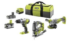 Ryobi R18CK3BL-242S 18V ONE+ Brushless Kombo-Kit 3-tlg. inkl. Akku und Ladegerät