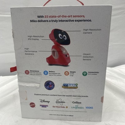 Miko 3 Interactive Robot – Red for sale online | eBay