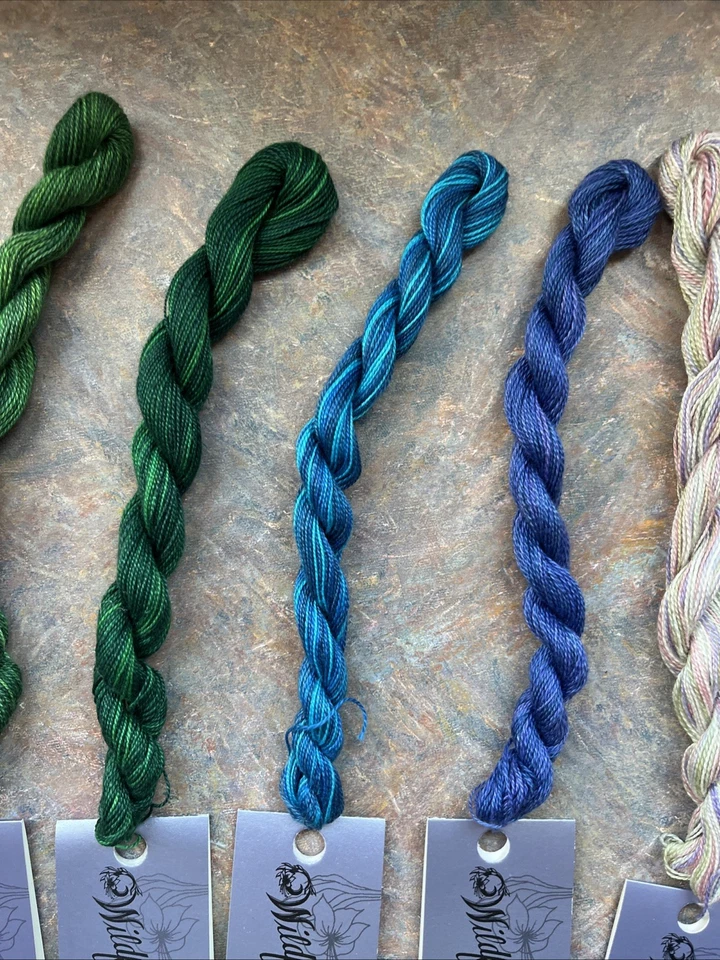 Lot of 10 - Wildflowers by Caron Cotton Thread Needlepoint Cross Stitch VARIOUS - Image 3 of 4