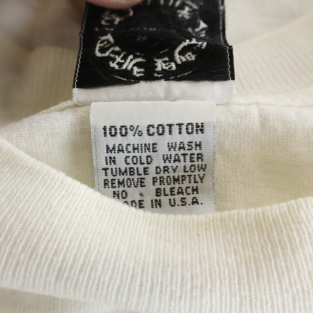 CHROME HEARTS Old CH T-SHRT Sleeve Logo Print Crew Neck Long T-shirt White Used thumbnail 8