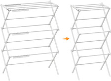 Tendedero 3 Niveles Plegable Metal Ahorra Esp...