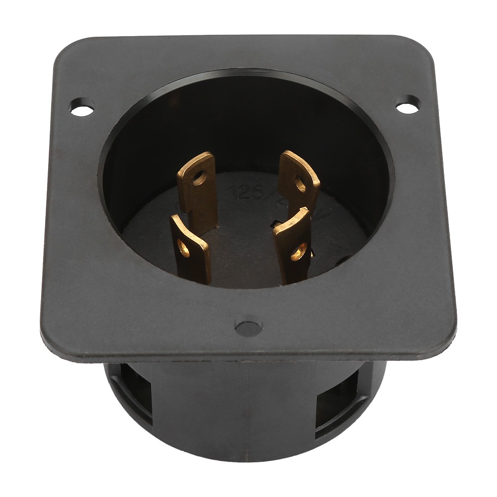 NEMA L14-30C 4-Hole Socket Plug 30A - UL Listed Industrial Generator Plug♡