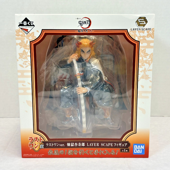 RARE Demon Slayer Kuji Kyojuro Rengoku LAYER SCAPE Figure Special ver. NEW