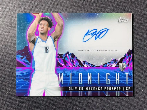 2023-24 Topps Midnight Horizon Signatures Auto Olivier Maxence Prosper RC XV44