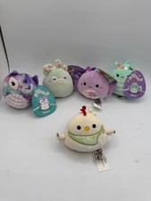 Lot Squishmallows 3.5" Clip Todd Chicken Solina Owl Miley Sheep Brenda Reina