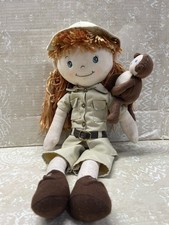 FAO Schwarz Jungle Safari Explorer Girl Toy Plush Stuffed