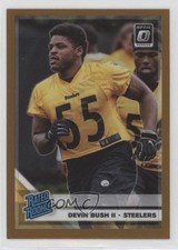 2019 Panini Donruss Optic Rated Rookie Bronze Prizm Devin Bush II #194 sq1