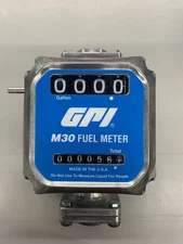 NEW  GPI M30-G6N Mechanical Fuel Meter - 5-30 GPM - Part # 165100-03 NEVER USED