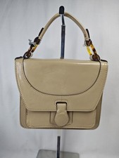 HOBO Lady Leather Handbag Almond Beige NWT Top Handle Crossbody Shoulder Bag New