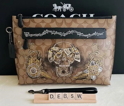 バッグ Coach Tattoo Wristlet Pouch Limited Ed Coach Tattoo In Women's Bags & Handbags for sale | eBay