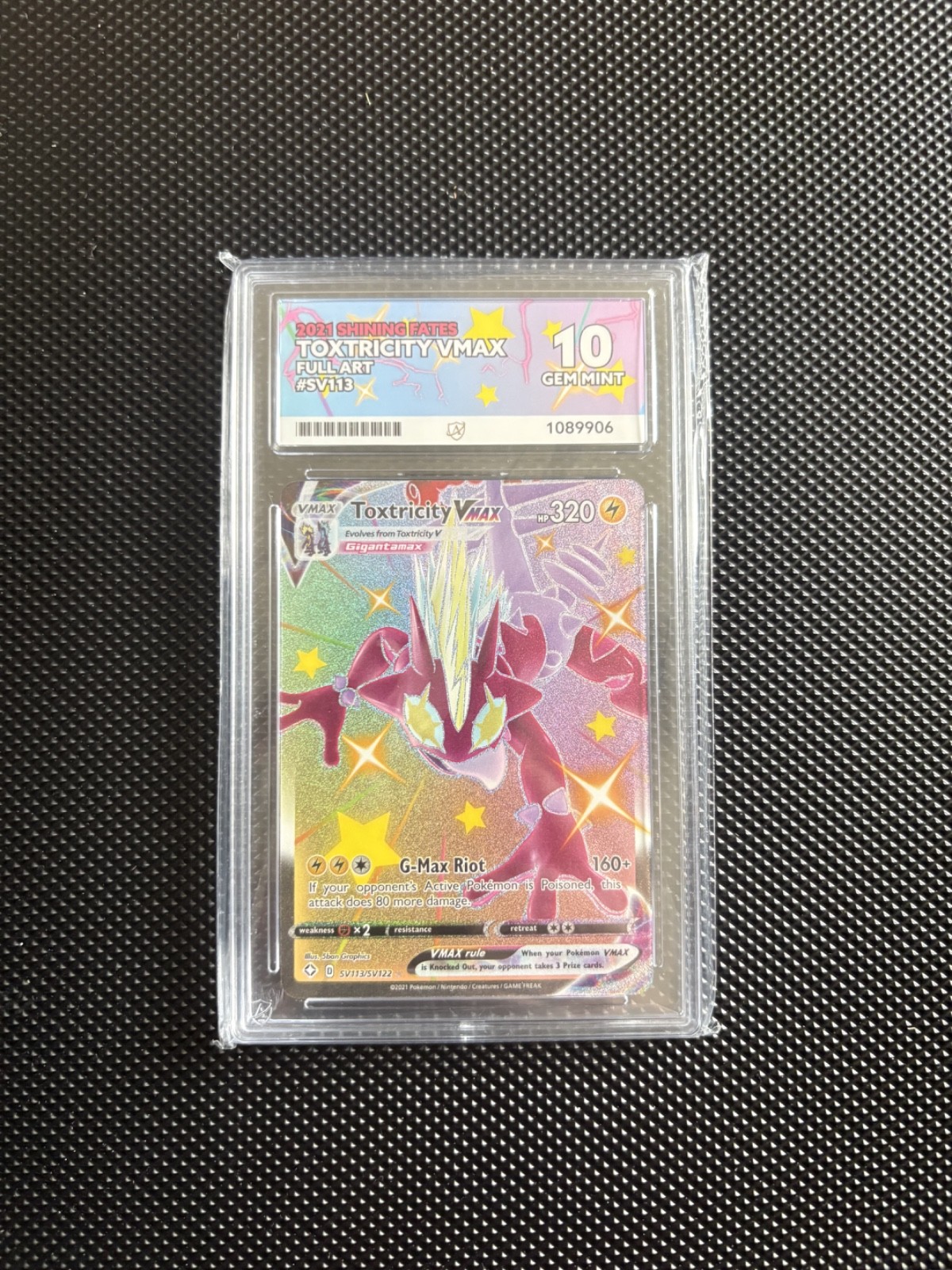 Toxtricity VMAX Sv113/Sv122 Shining Fates: Shiny Vault Holo