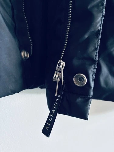 ALLSAINTS / PUFF JACKET / UNISEX / SMALL / ZIP UP & SNAP BUTTON / PRE-OWNED image 7