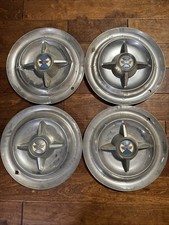 55 56 Dodge Lancer Spinner Hub Caps 15 Set Of 4 Wheel Covers 1955 1956 Mopar