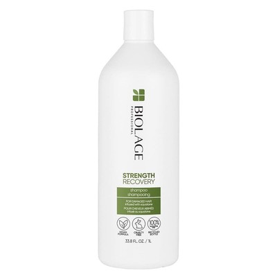 Strength Recovery Shampoo - Gently Cleanses, Reduces Breakage for Damaged & S...
