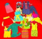 VINTAGE BARBIE FOR SKIPPER SKOOTER VEST TUNIC TOP SKIRT DRESS CLOTHES LOT!