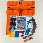 Hot Wheels Track Builder System Stunt Box with storage case DWW95 w/ 4 Cars — photo 9