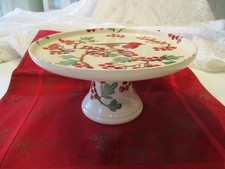 Emma Bridgewater Hawthorne Berries & Robin Small Collectors Cake Stand - Rare