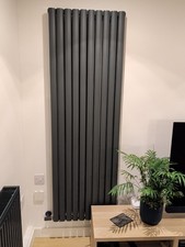 Aruba Ardus Anthracite Dry Heat 3000W Electric Designer Radiator 1784mm x 590mm 