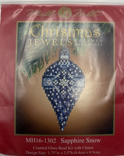 Mill Hill Christmas Jewels Sapphire Snow Bead Kit