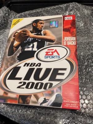 NBA Live 2000 PC NEU OVP sealed Tim Duncan Cover Big Box San Antonio Spurs