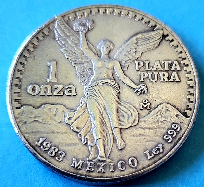 Mexican Libertad 1 oz Precious Metal Content per Unit 1983 Silver