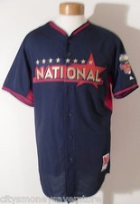 NWT Majestic Cool Base Mens 2014 MLB NL All Star Jersey L Navy/Red MSRP$100