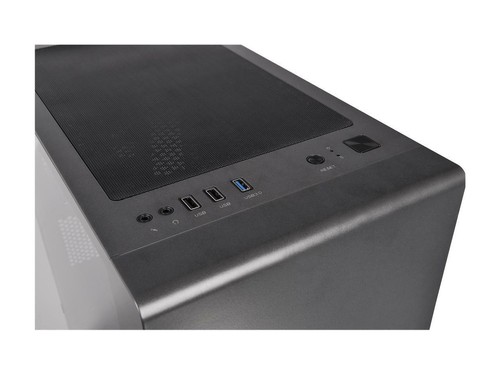 Thermaltake S100 Tempered Glass Black Edition Micro-ATX Mini-Tower Computer Case - Bild 6 von 12
