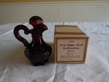 Vintage Avon 1876 Cape Cod Collection Cruet W/Skin So Soft Bath Oil
