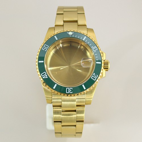 Caja de reloj de buceo de 40 mm + correa bisel de cerámica de cristal de zafiro para movimiento Seiko Nh35 - Imagen 7 de 18