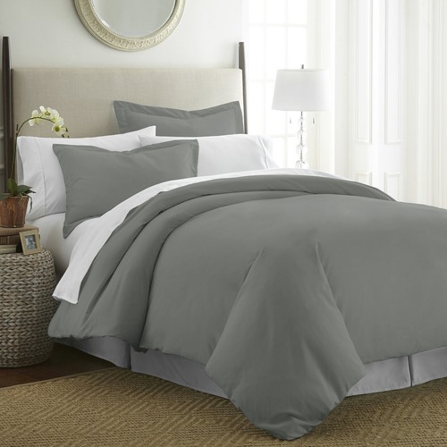 Plain Duvet Quilt Cover with Pillow Case Bedding Set Single Double King Size - Picture 25 of 149