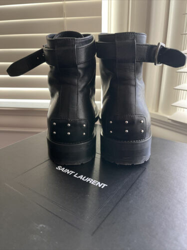 Saint Laurent Mens Wyatt 30 Chelsea Boots Leather Nero Black  display picture 1