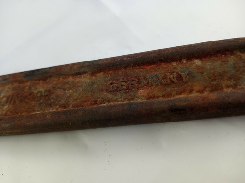 Vintage Wrench Double Openeded 46 41 DIN 895 GERMANY Spanner preowned - Bild 3 von 6