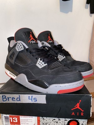 bred 4s size 13