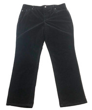 Gloria Vanderbilt Amanda 2.0 Womens Slimming Jeans Sz 18 Black NWT MSRP 54