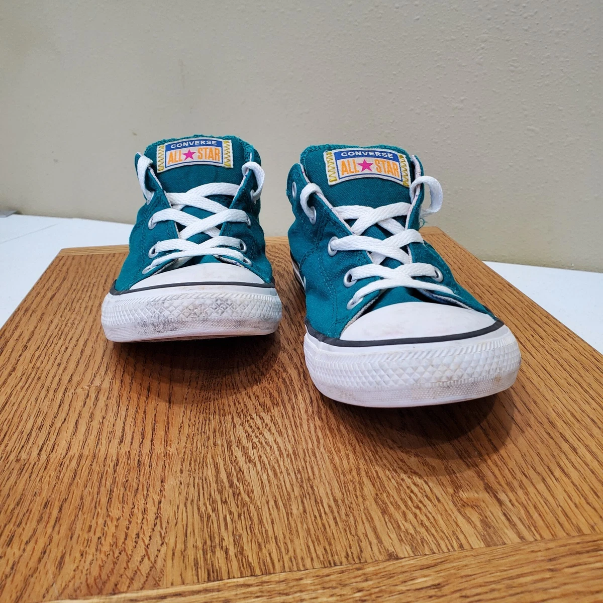 Turquoise converse best sale size 4