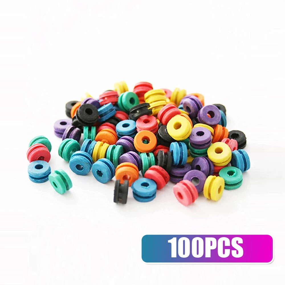 100 Pcs Full Grommets Nipple Tattoo Supplies Machine Parts Rubber - product detail image 7