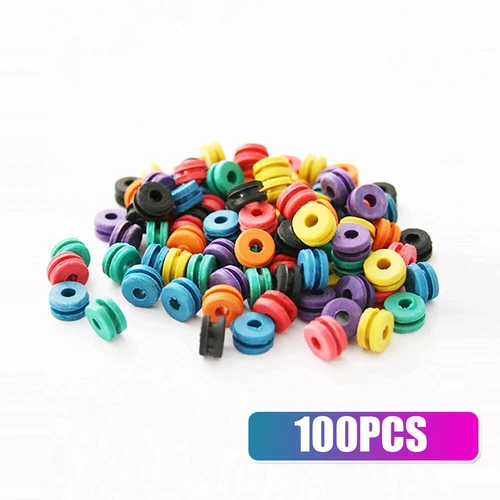 100 Pcs Full Grommets Nipple Tattoo Supplies Machine Parts Rubber image 7