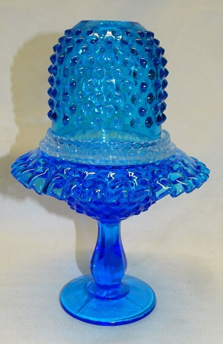 '50~'60 フェントン Fenton Blue Hobnail 美品 50~´60 フェントン Fenton Blue Hobnail 美品