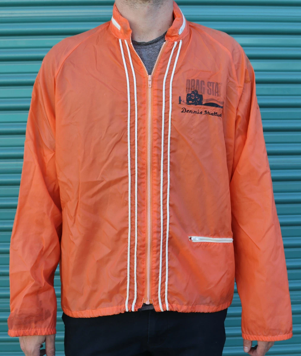 Vintage orange windbreaker cheap