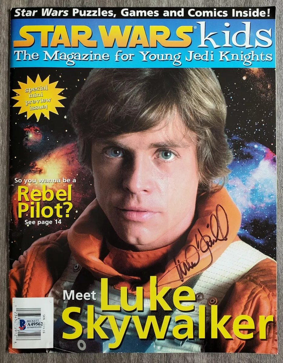 Mark Hamill young autographed 8x10 photo Star Wars