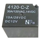 1PC 4120-C-Z DC12V Power Relay 30A 120VAC 7Pins