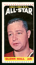 GLENN HALL ALL-STAR 1964-65 TOPPS 64-65 NO 110 VGEX+          13149