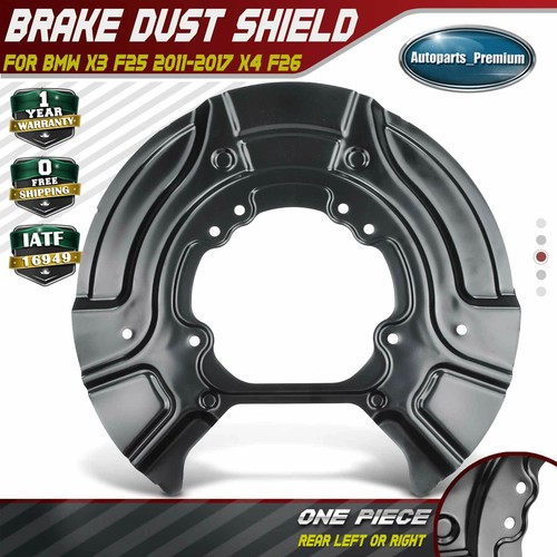 Brake Dust Splash Shield for BMW F25 X3 20112017 F26 X4 20152018 Rear