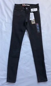NEW LEVIS 711 slate grey SKINNY JEANS womens size W24 L30 ladies uk 6 | eBay